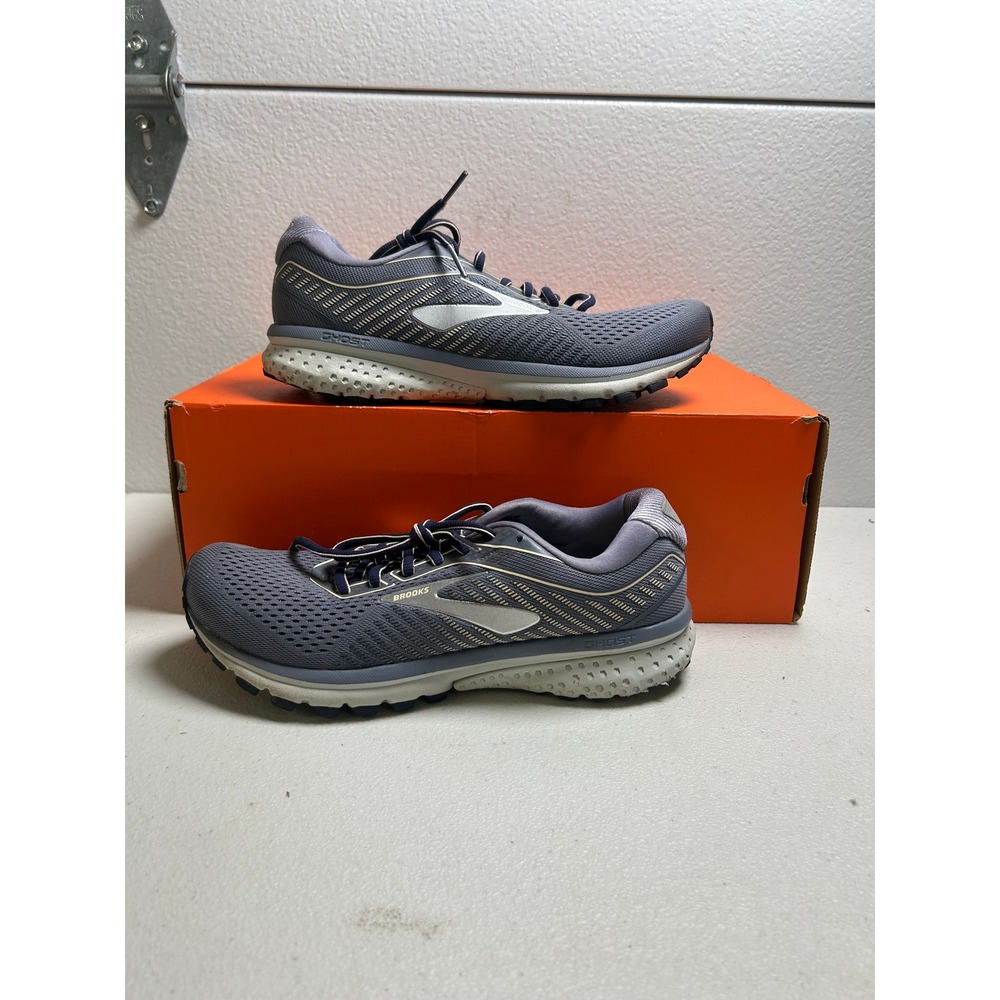 Brooks Ghost 12 Grey Purple Size 9 #3034